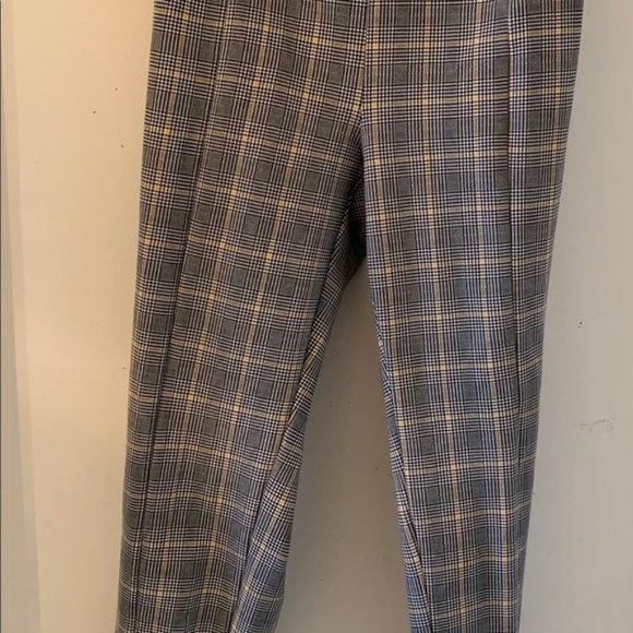 Stretch Style Plaid Slacks - Picture 2 of 2